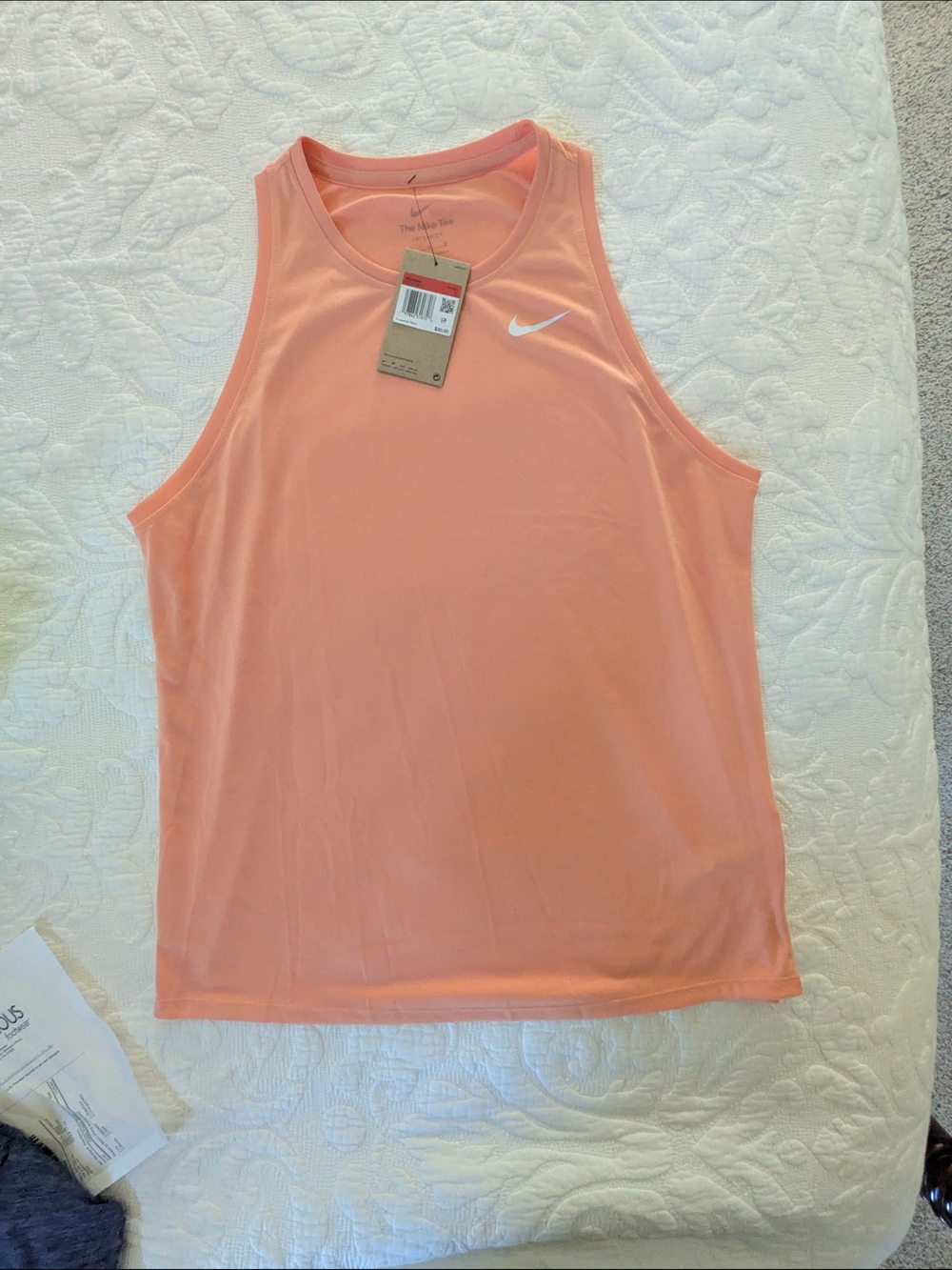 Nike Women’s Dri-FIT Peach Athletic Tank Top